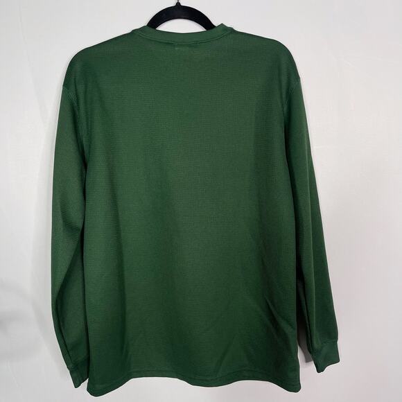 NFL Team Apparel Youth XL 18-20 Green Packers Thermal Long Sleeve Tee Green Bay - Picture 2 of 6